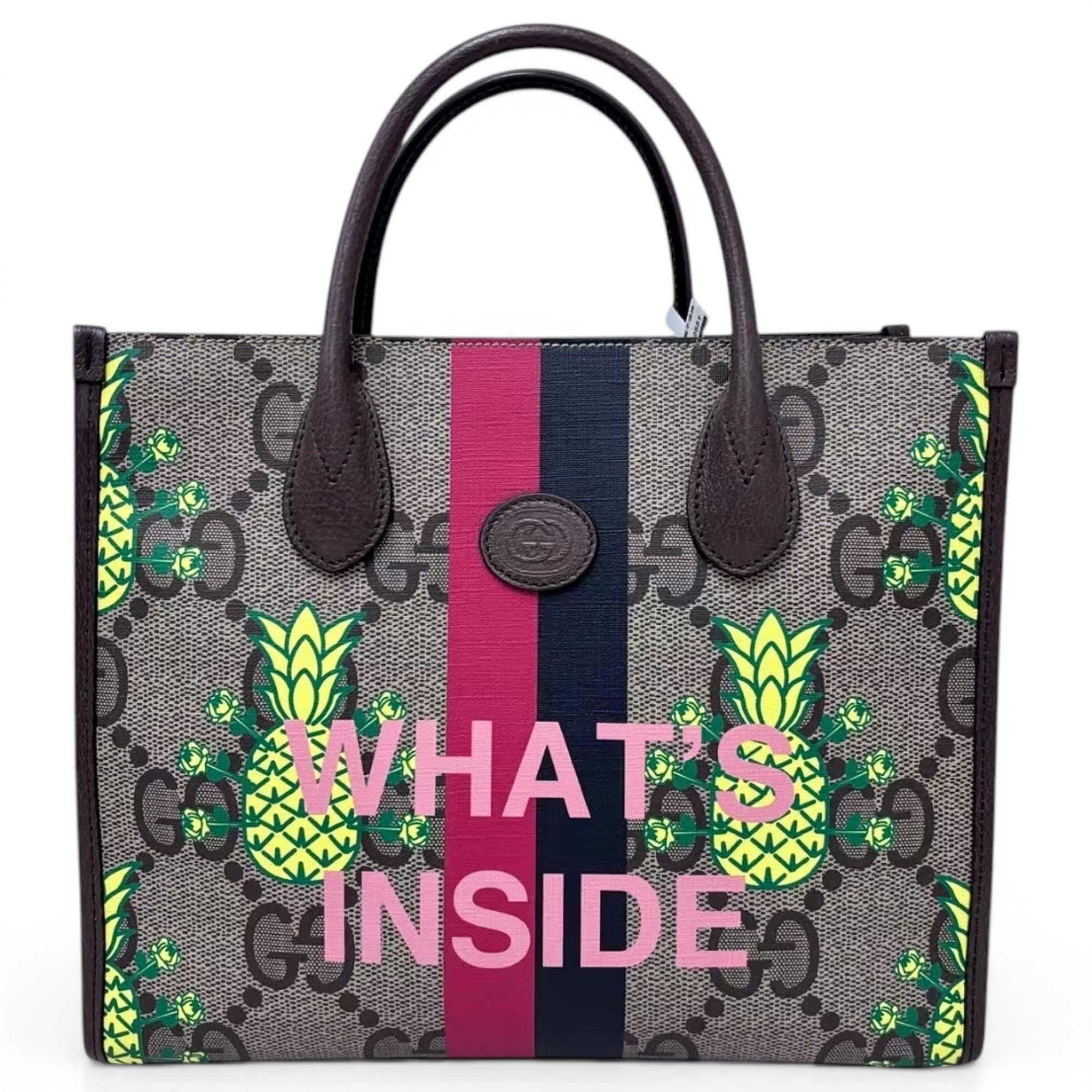 Ophidia leather tote