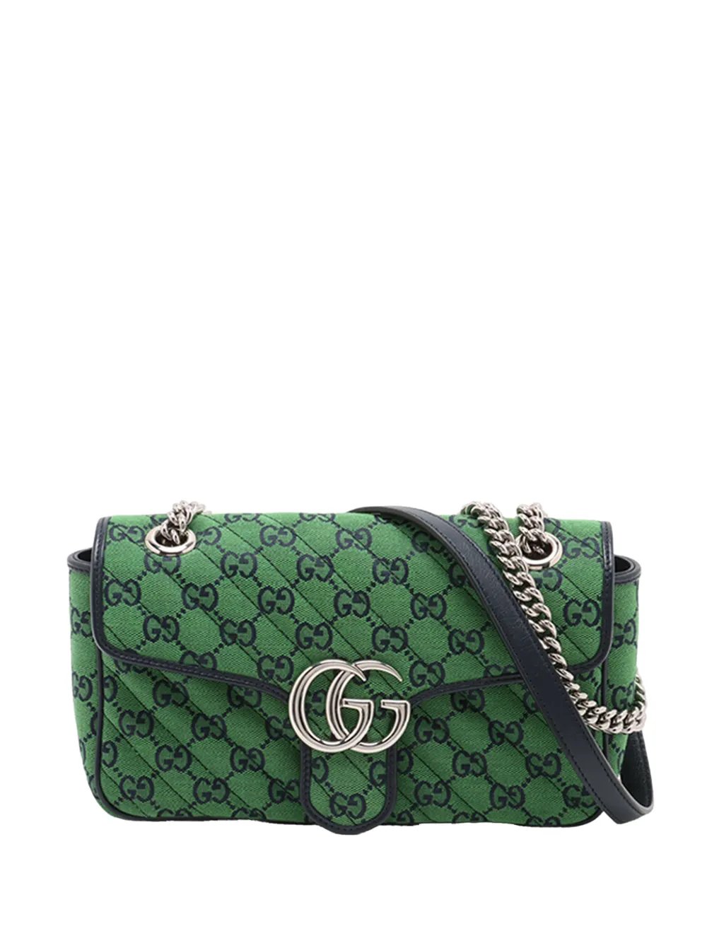 2016-2026 Medium GG Marmont Matelasse Diagonal GG Canvas shoulder bag