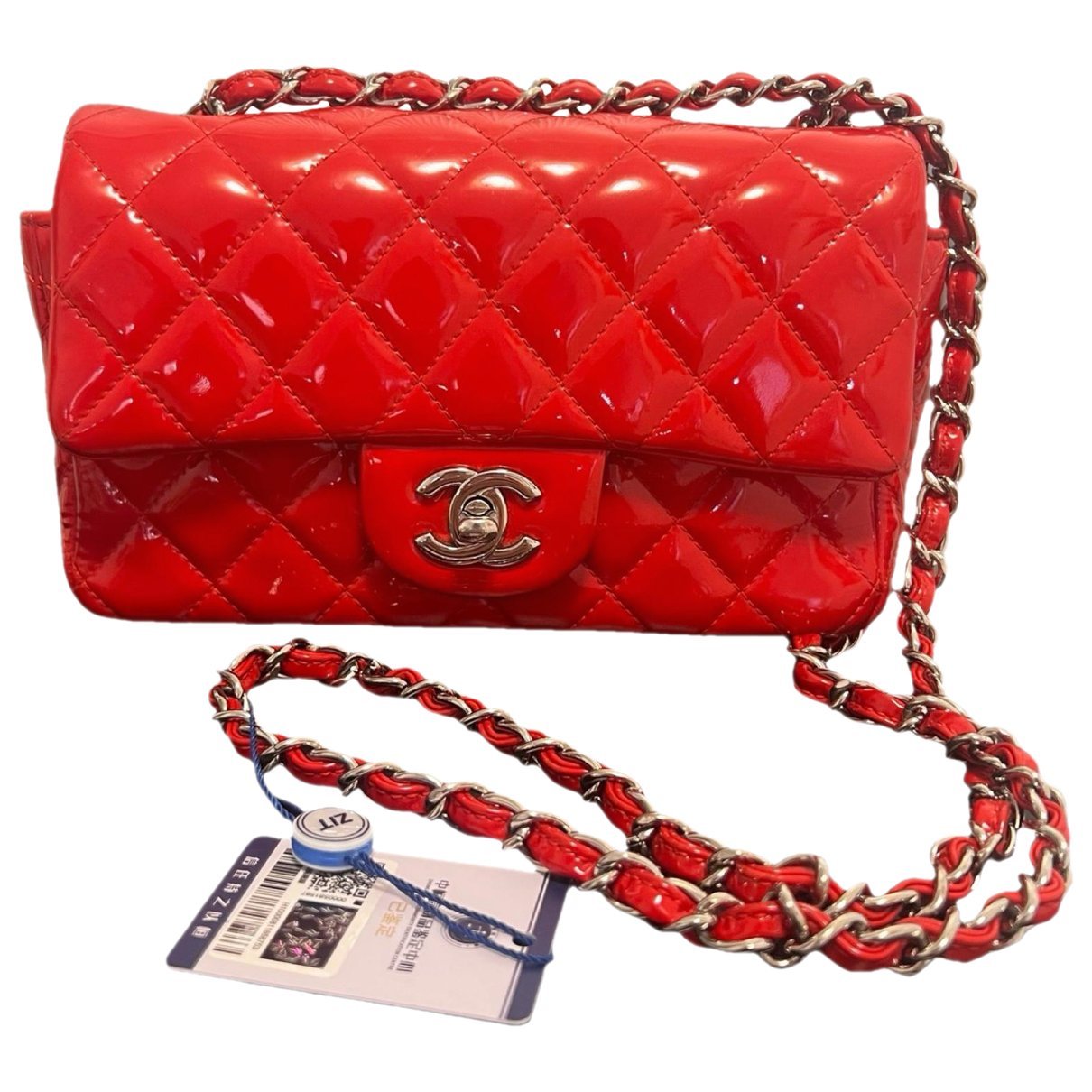Timeless/Classique patent leather handbag