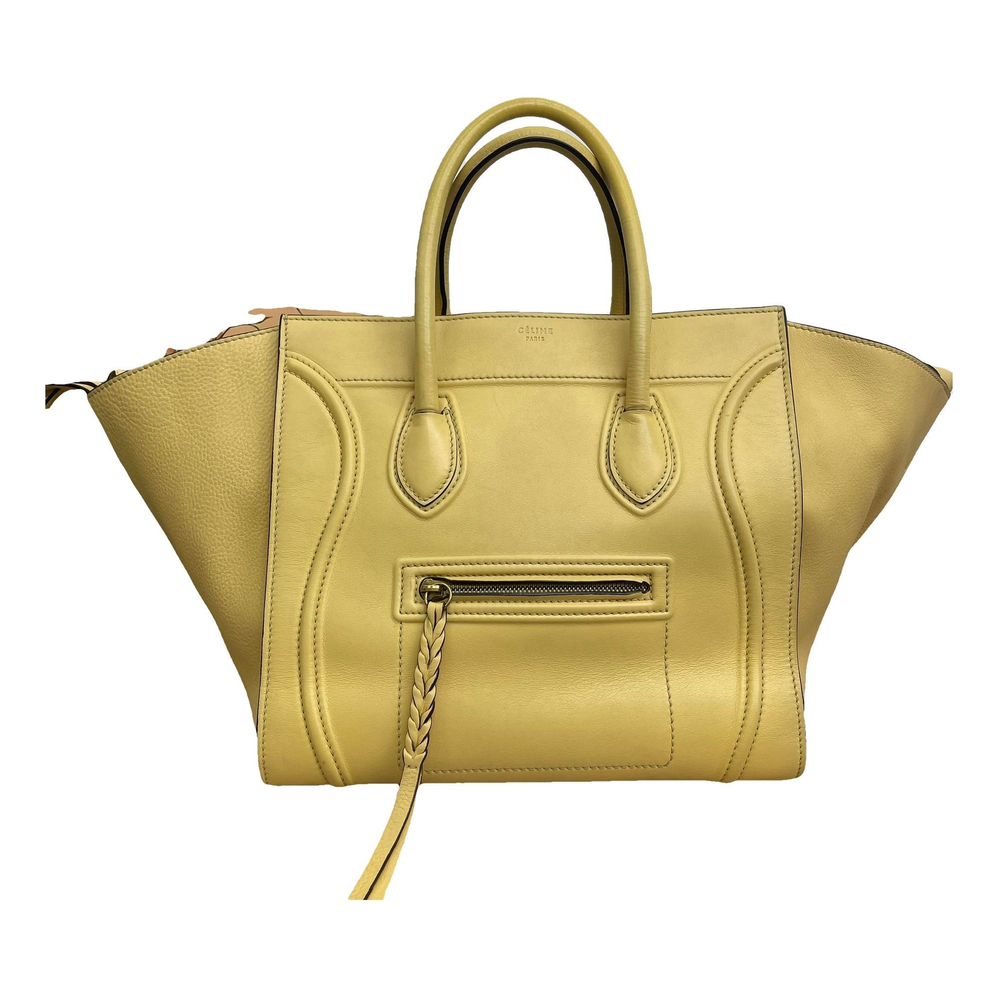 Luggage leather handbag