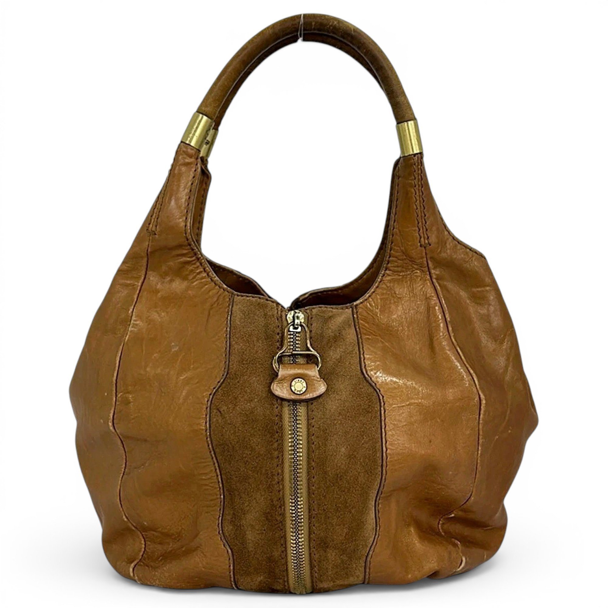 Leather tote