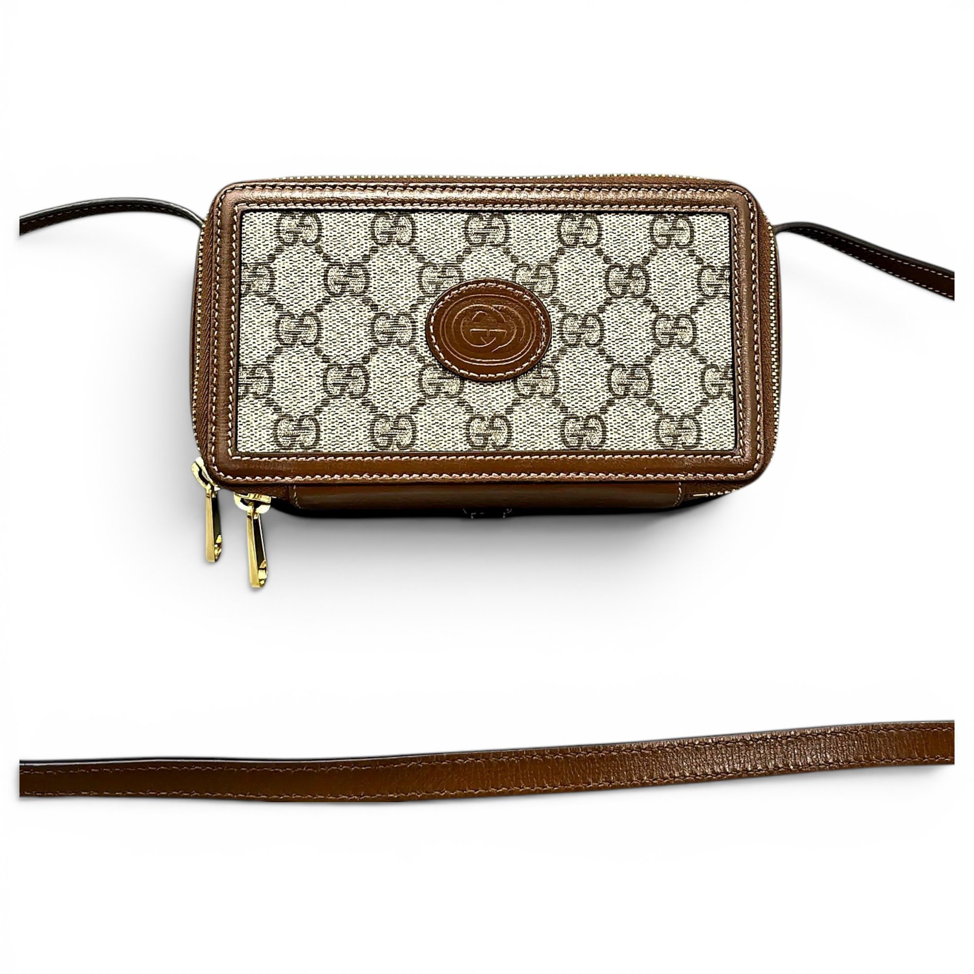 Leather crossbody bag