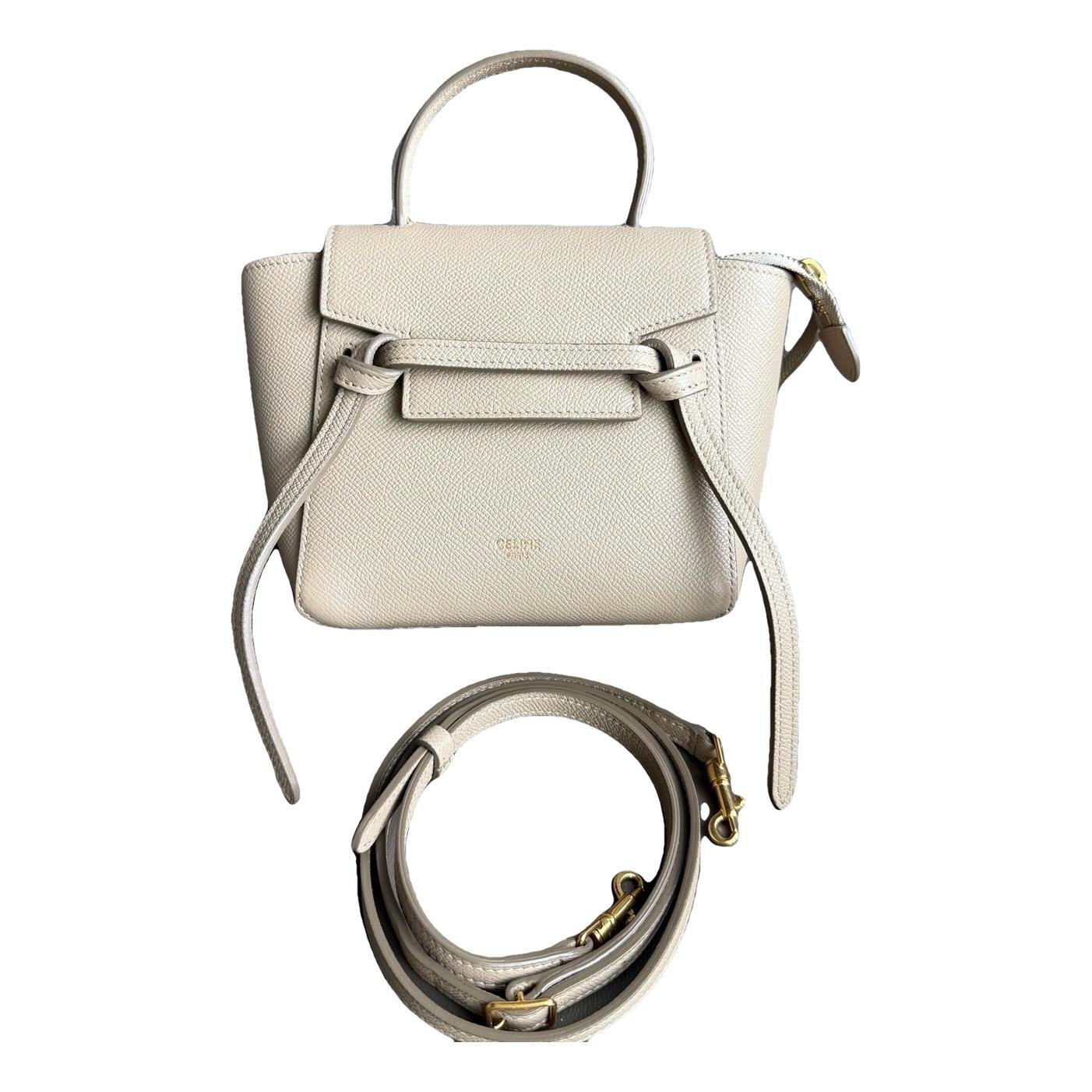 Belt leather handbag
