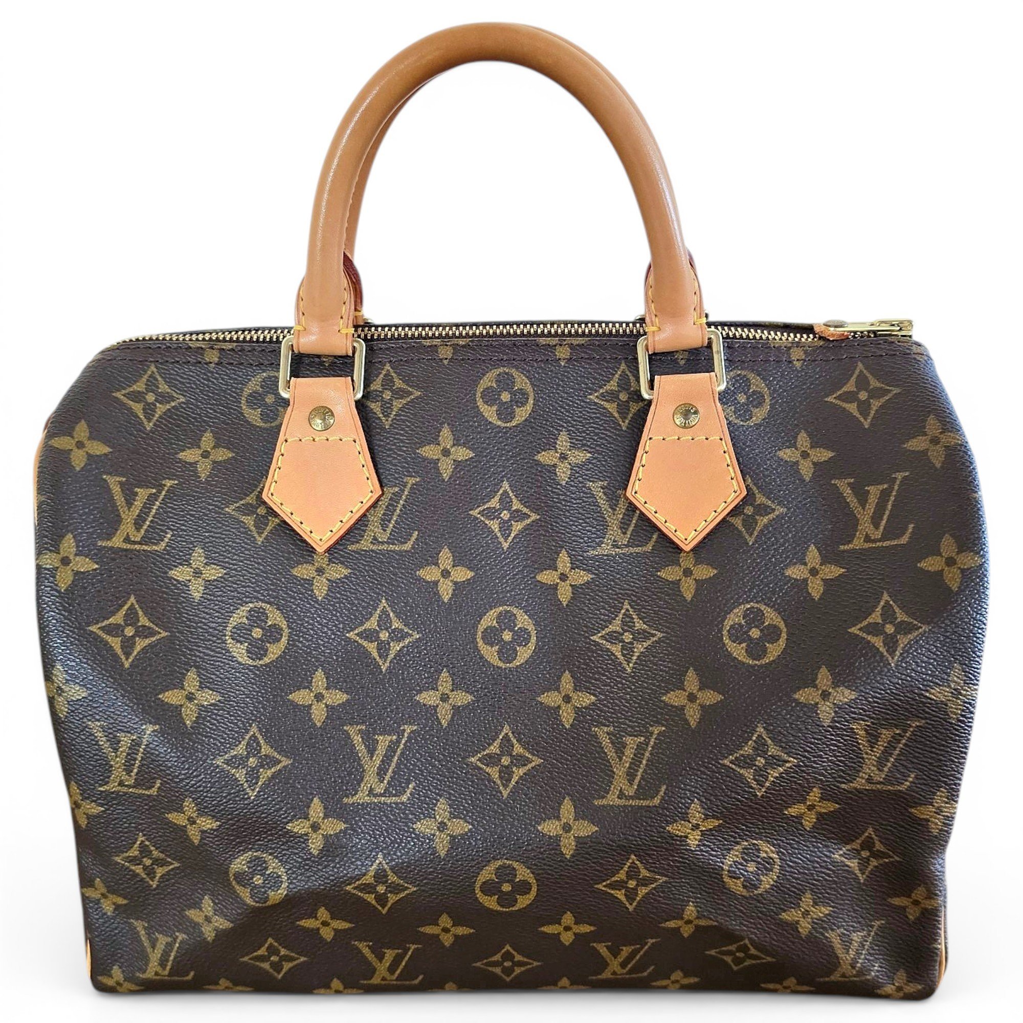 Speedy leather handbag