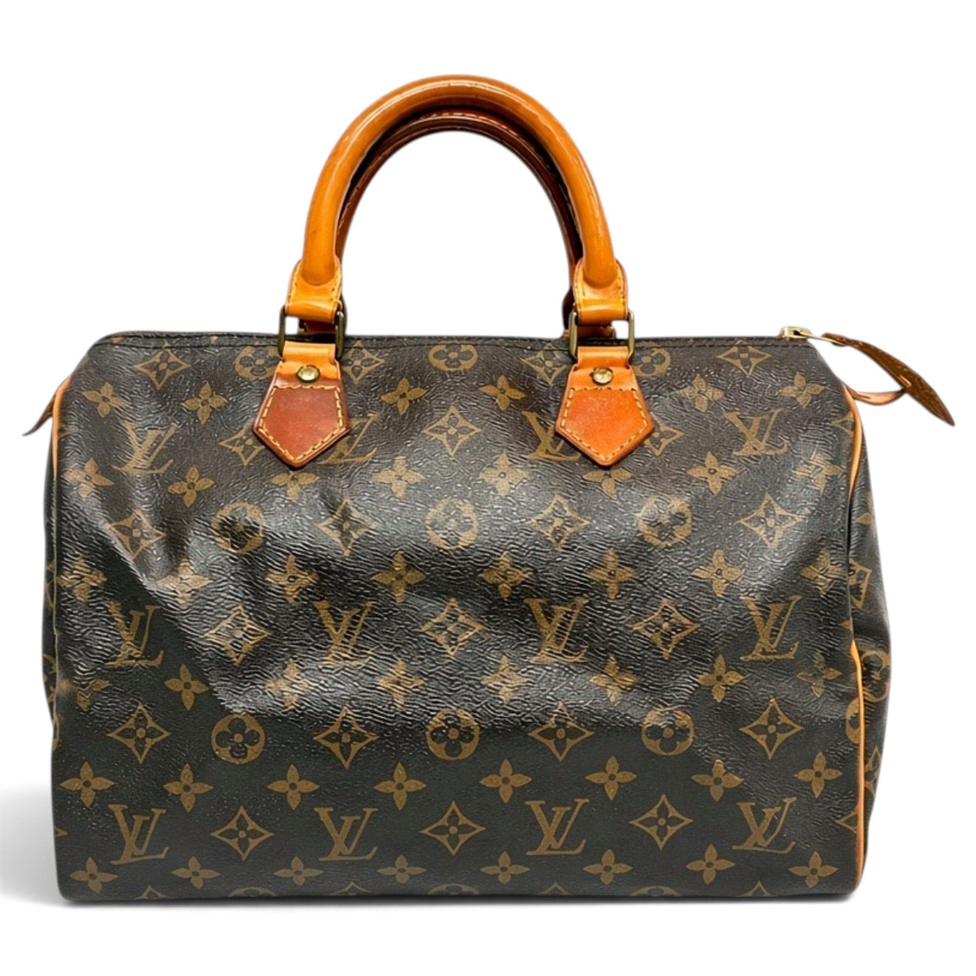 Speedy leather handbag