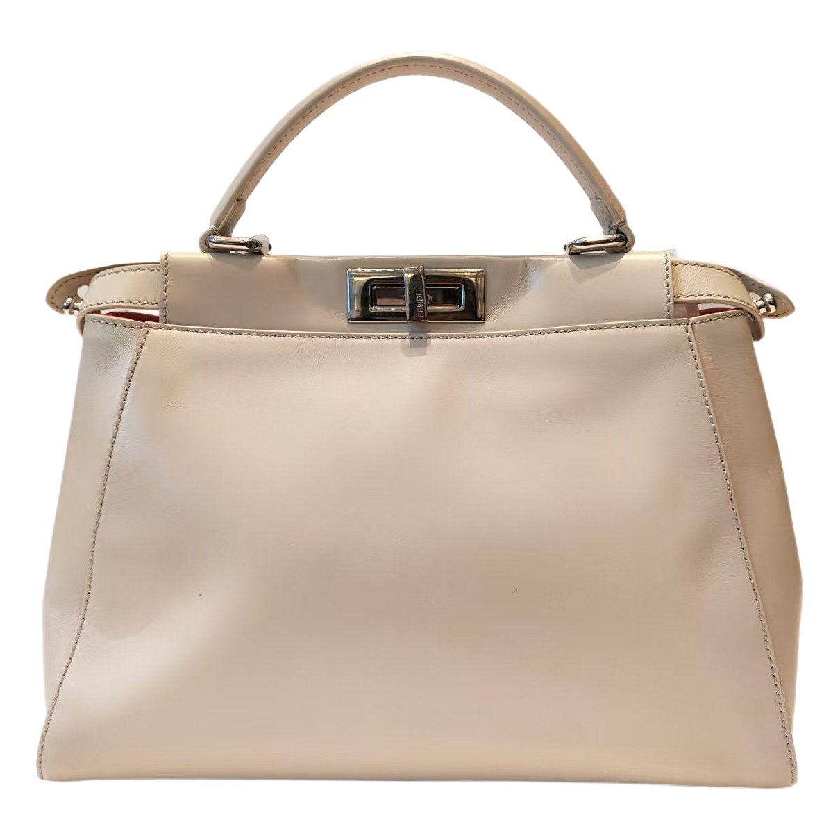 Peekaboo leather handbag