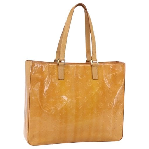 Patent leather tote
