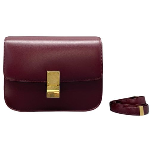 Classic leather crossbody bag