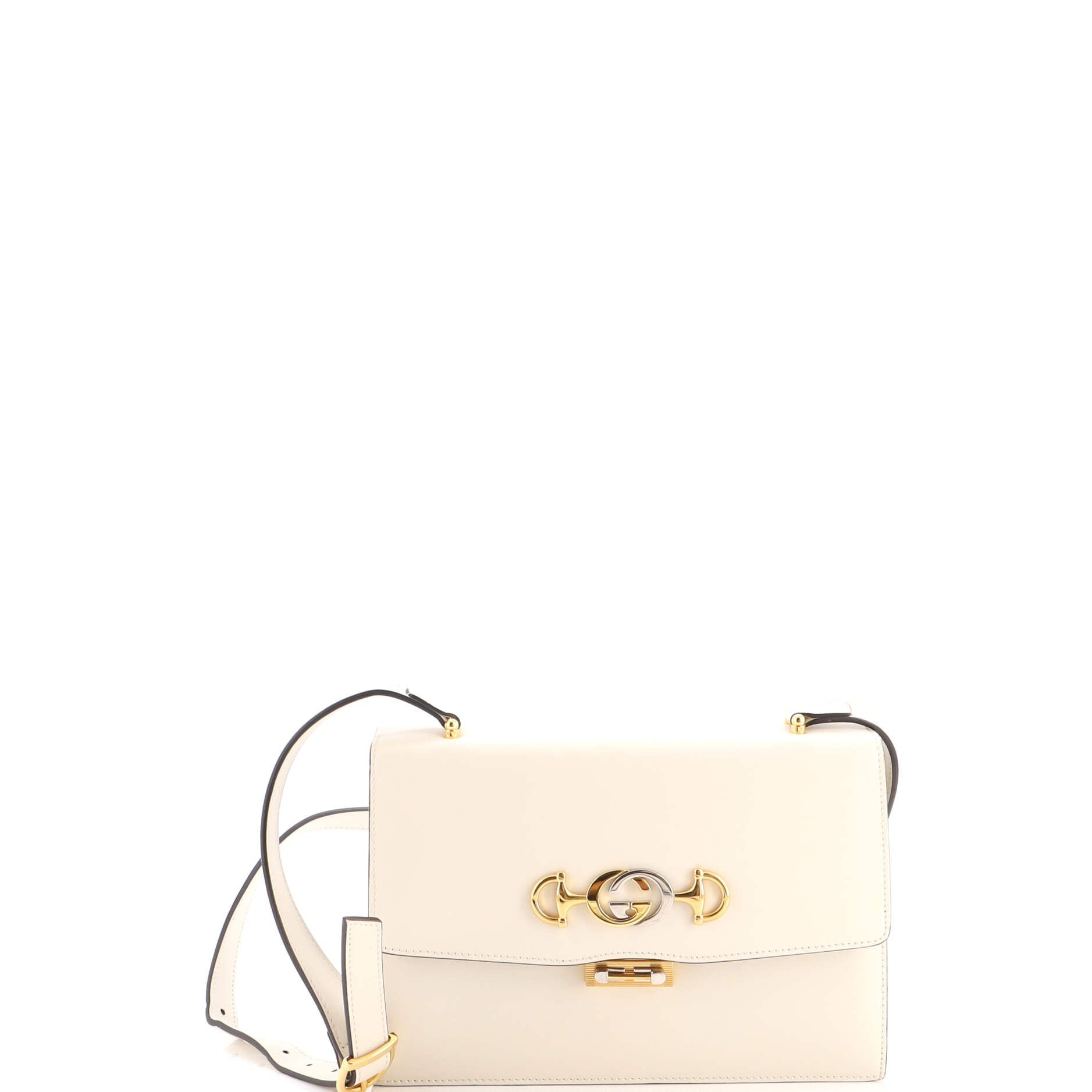 Zumi Flap Shoulder Bag Leather Small
