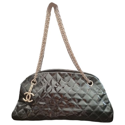 Mademoiselle patent leather handbag