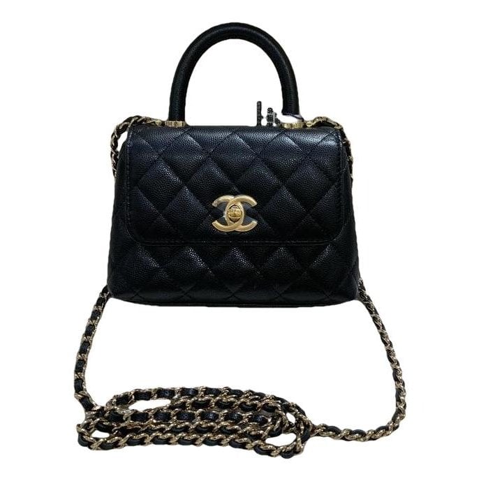 Coco Handle leather handbag
