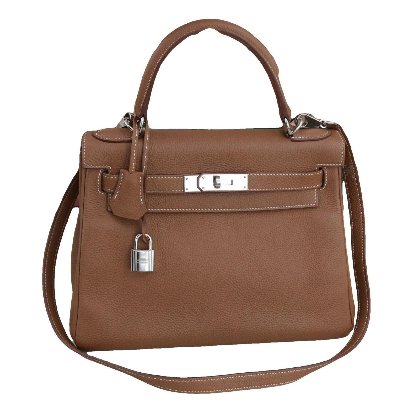 Kelly 28 leather handbag