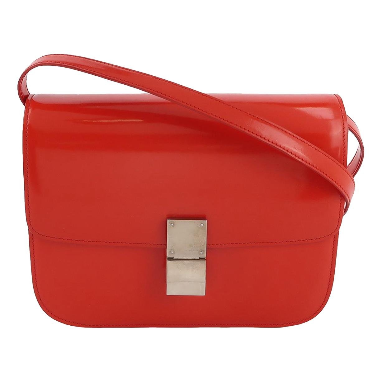 Classic leather crossbody bag