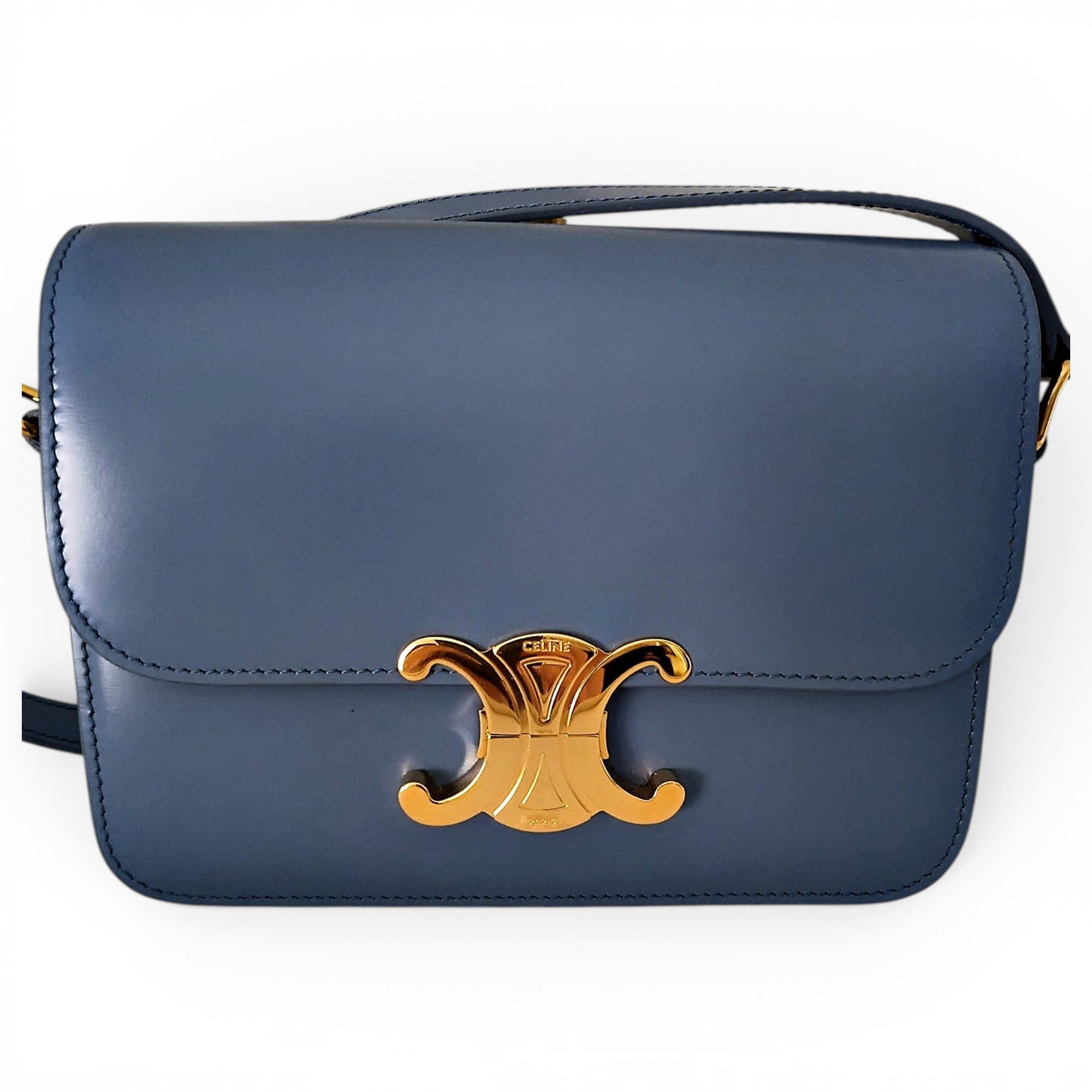 Celine Triomphe leather handbag