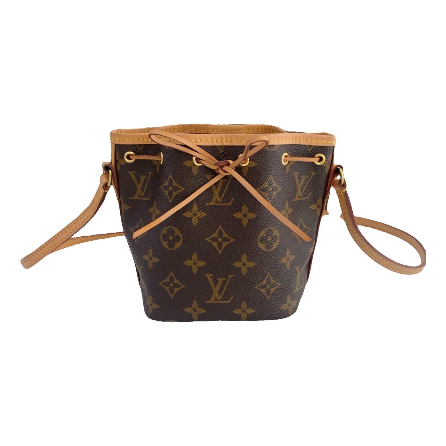 Nano Noé leather handbag