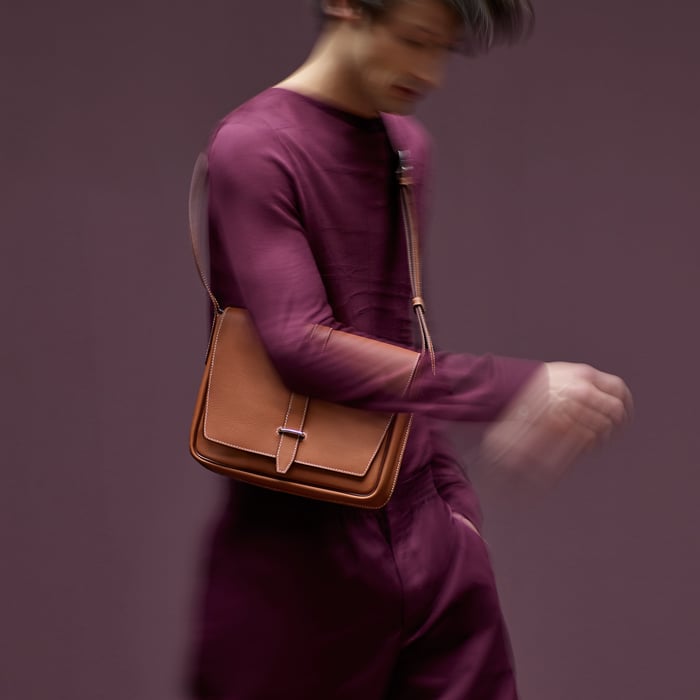 Gold Steve Light Junior Messenger Bag