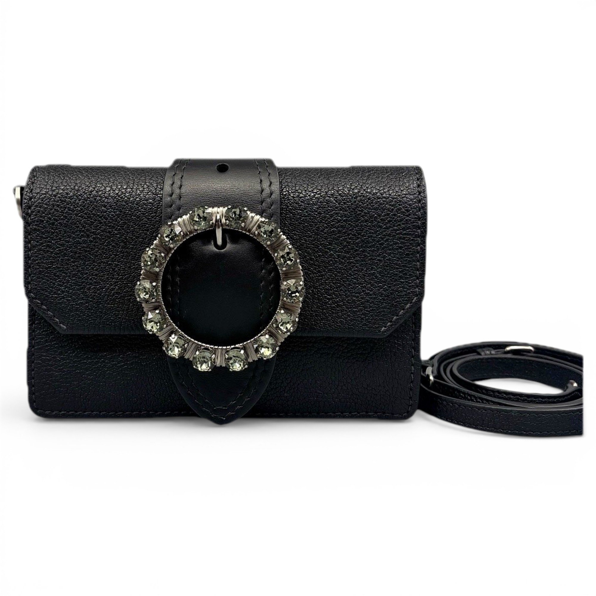 Miu Lady leather handbag