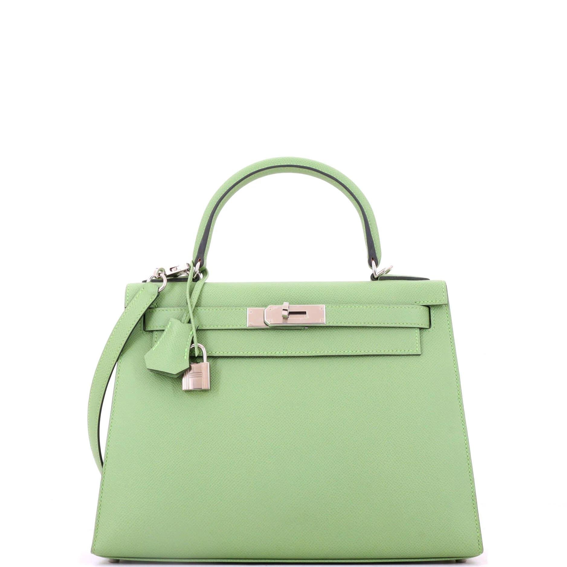 Kelly 28 leather handbag