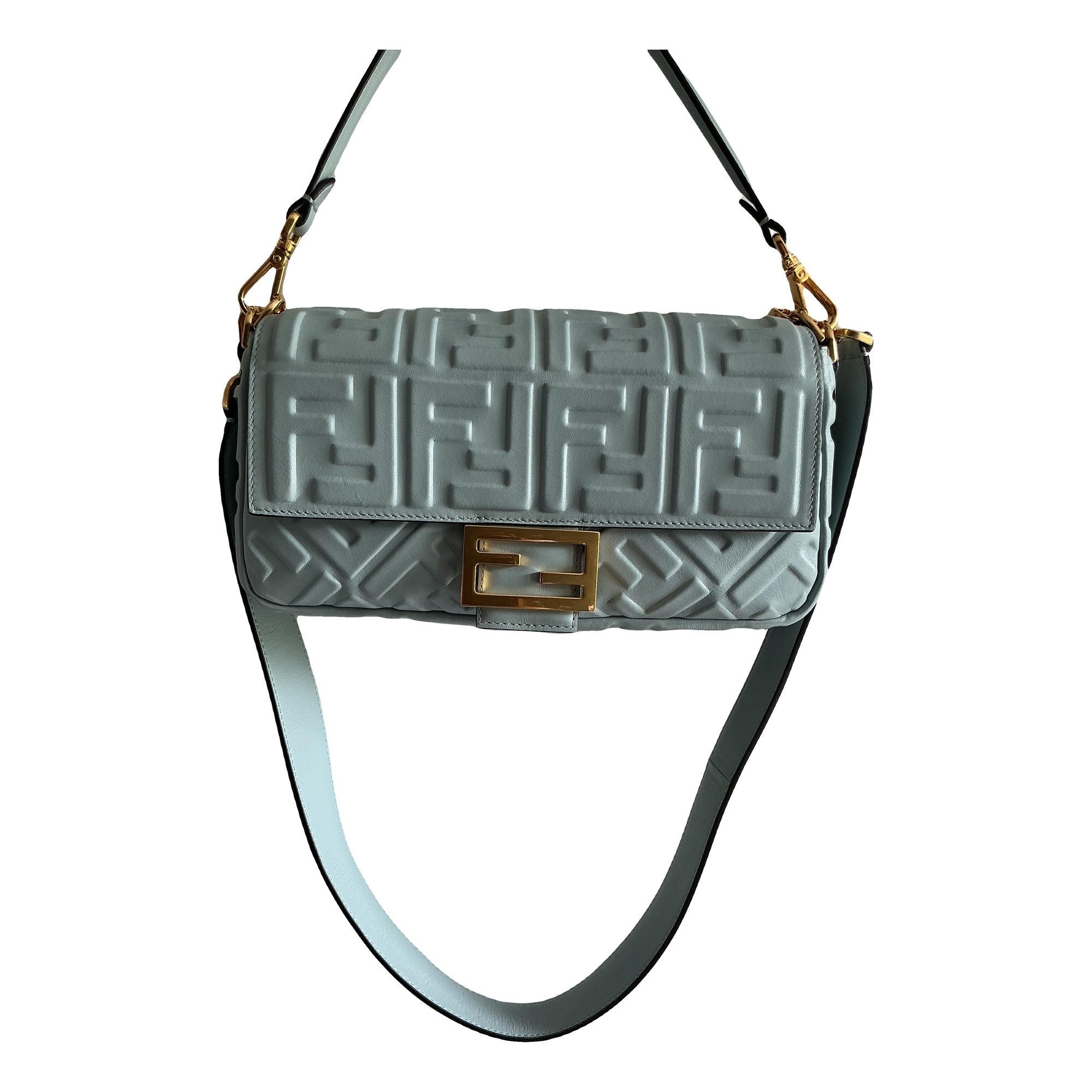 Baguette leather handbag