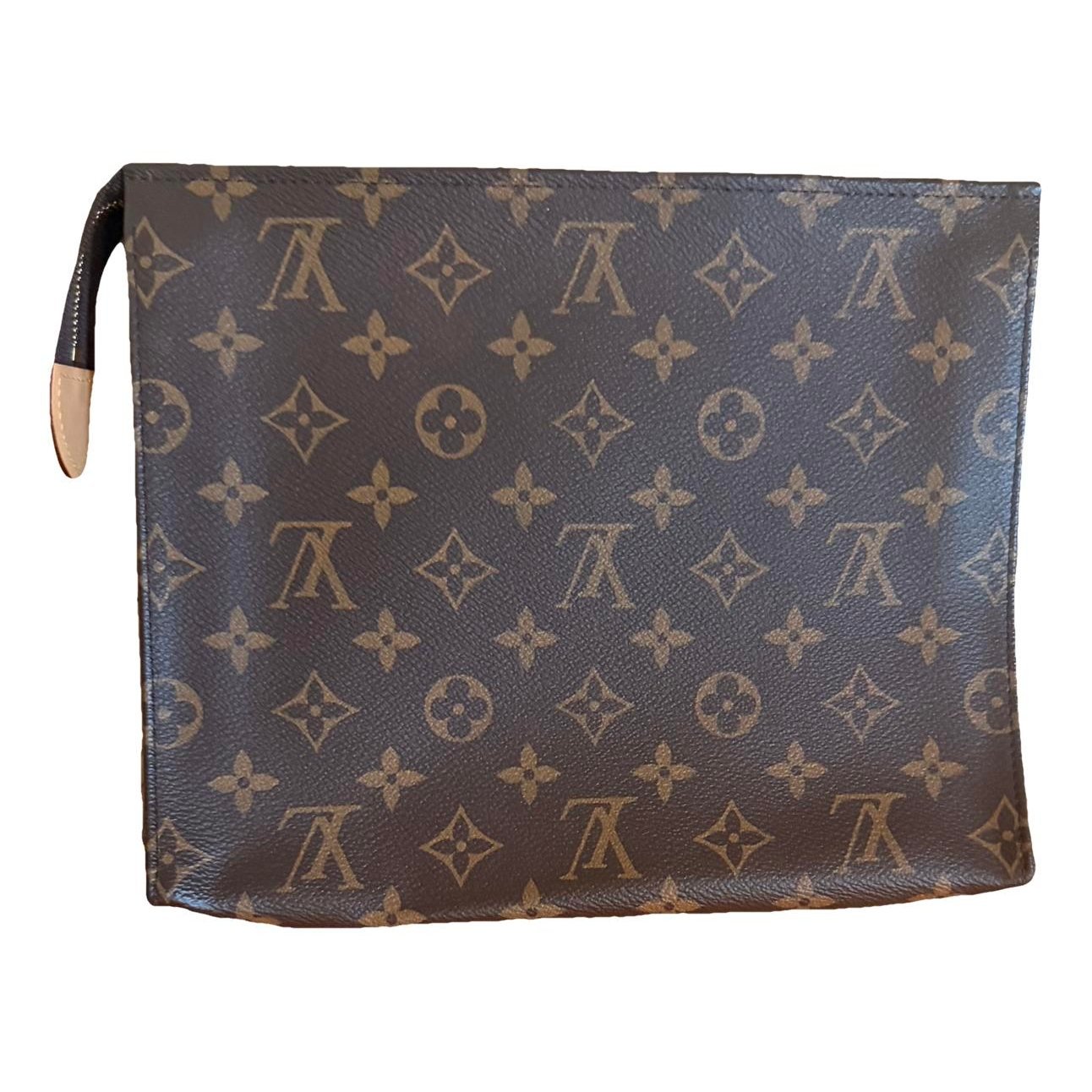 Leather clutch bag