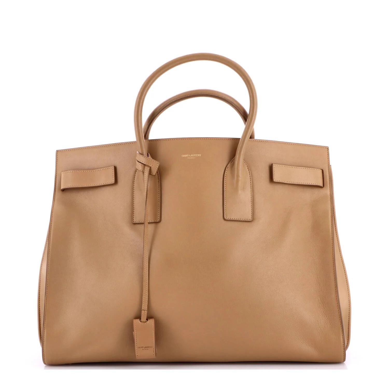 Leather tote