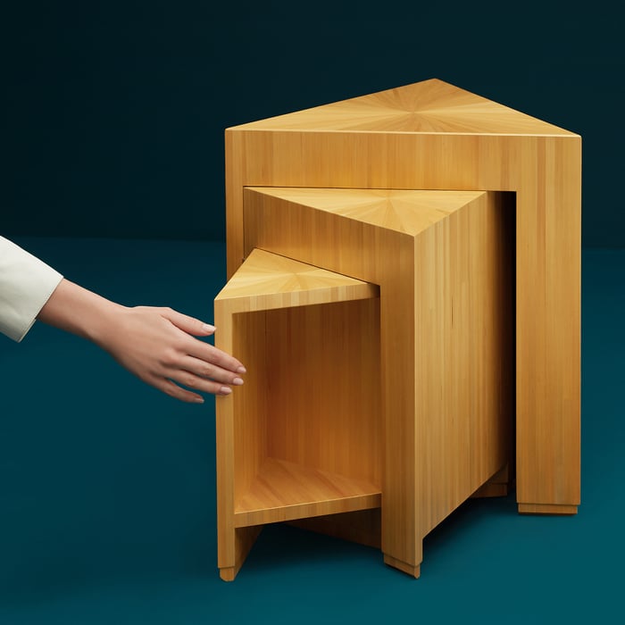 Naturel Reeditions J.-m. Frank Par Hermès Cupboard Of Secrets Table