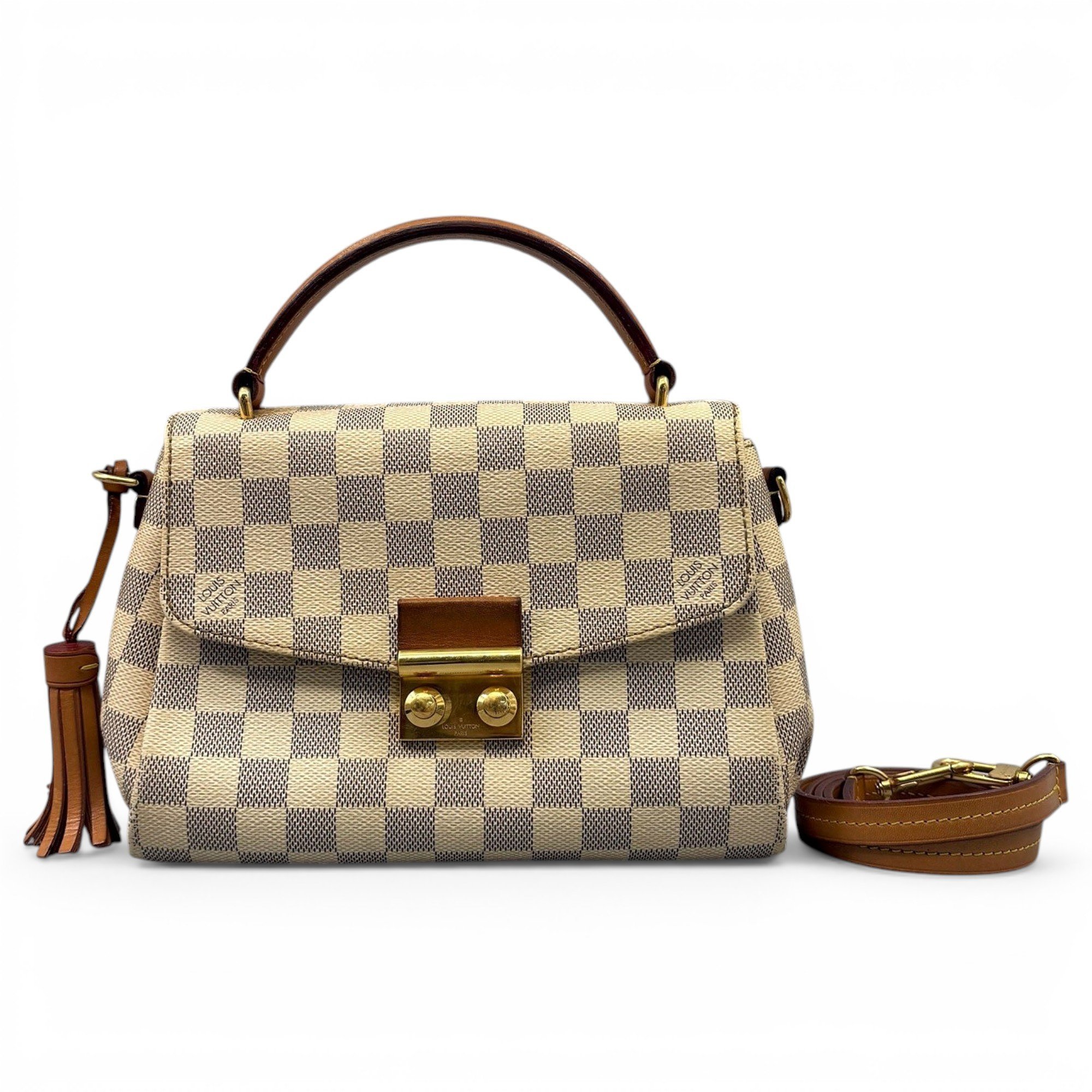 Croisette leather crossbody bag