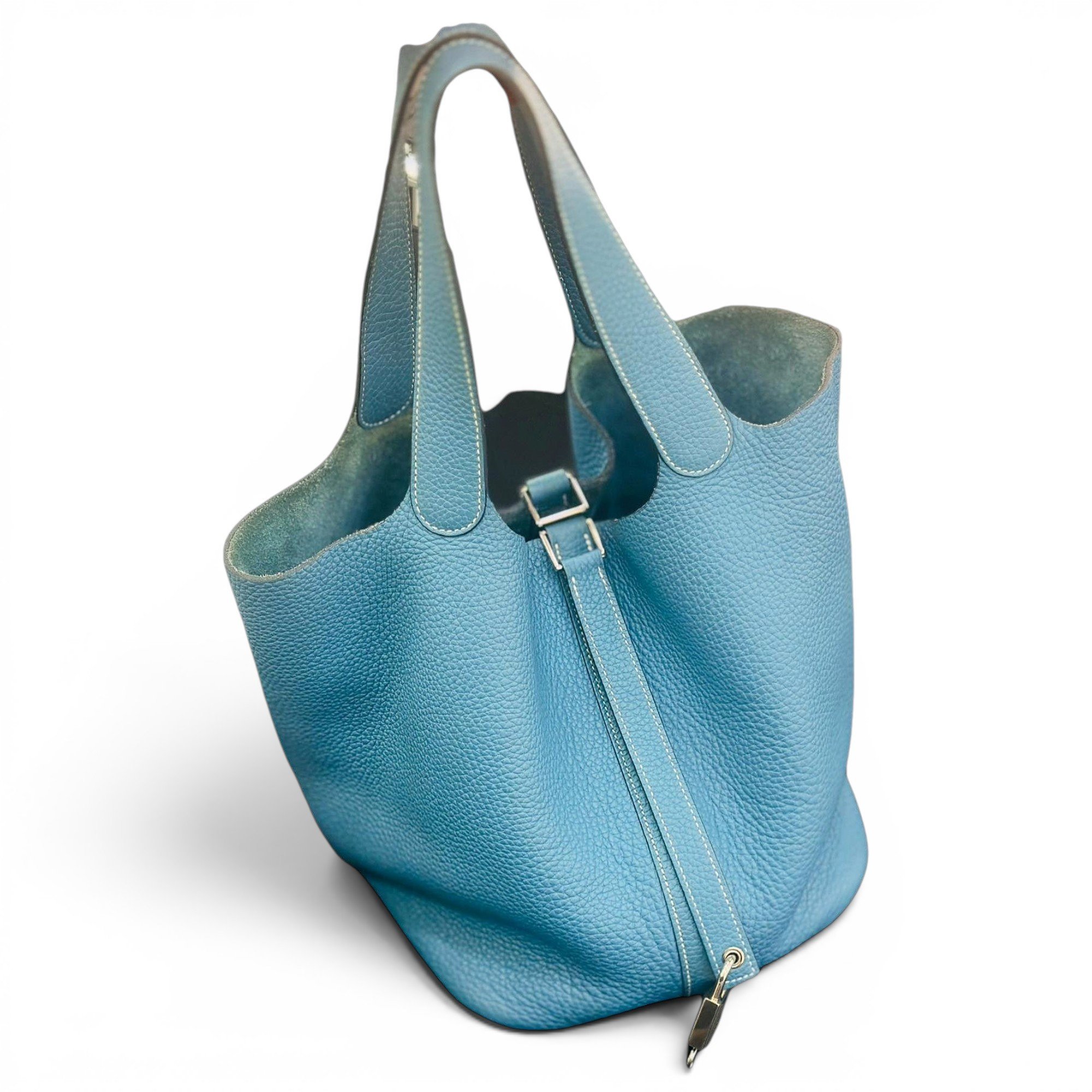 Picotin leather handbag