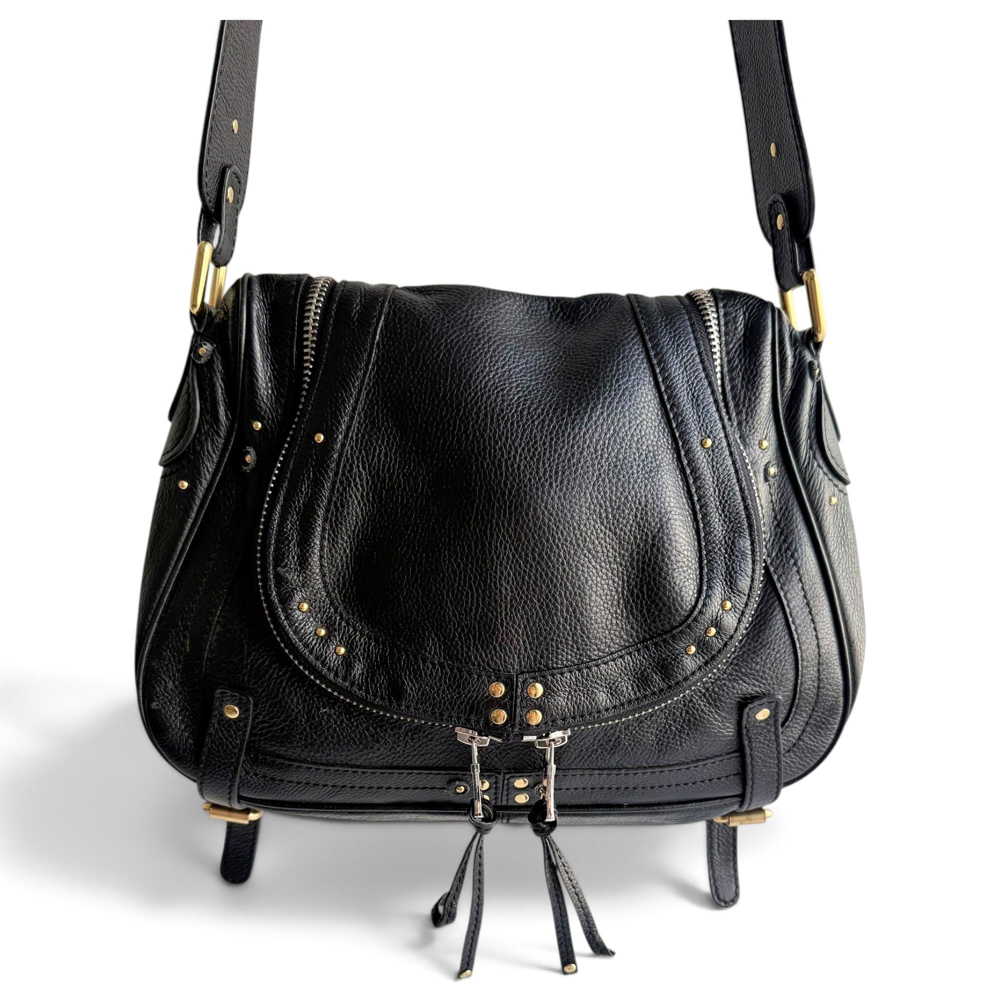 Marcie Messenger leather crossbody bag