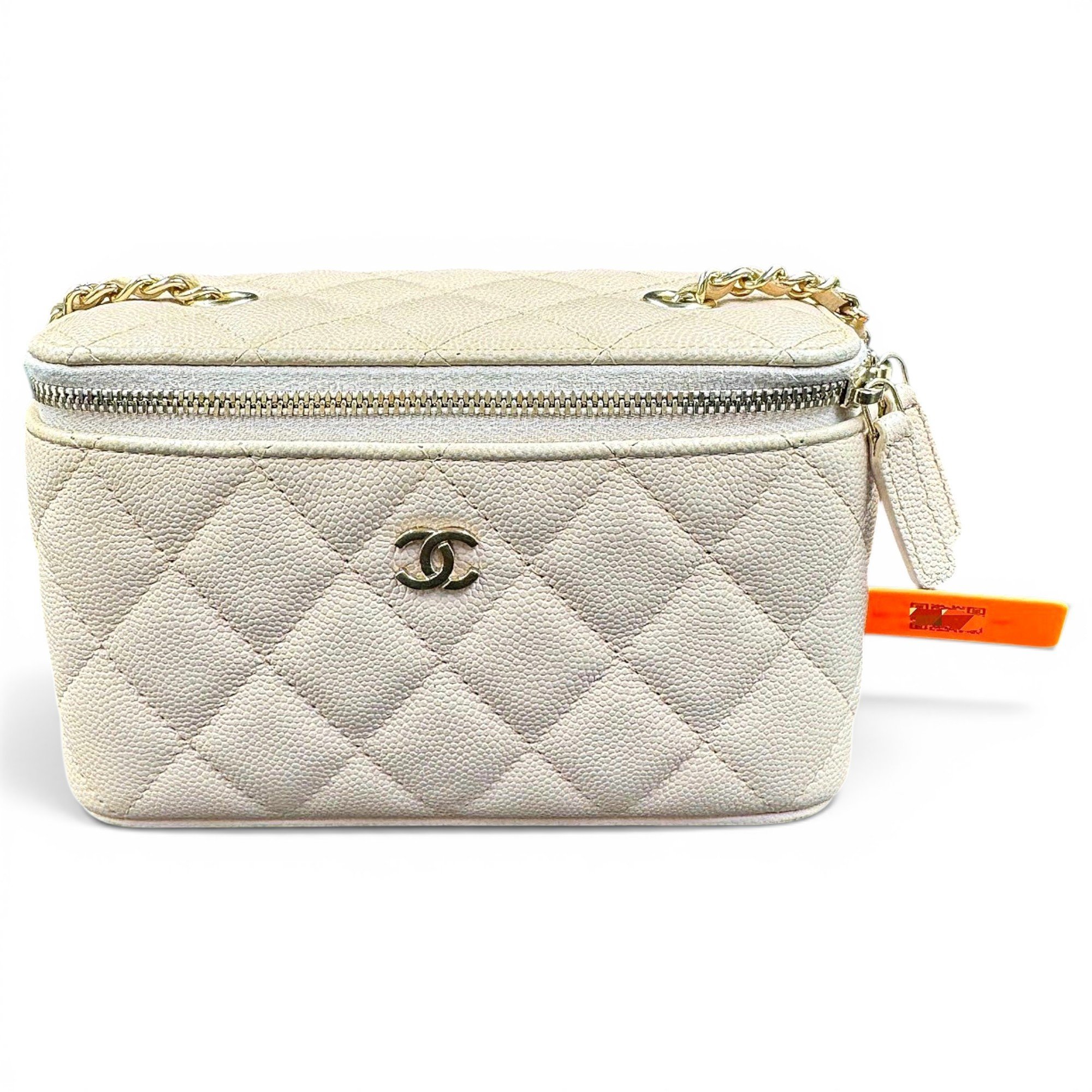 Trendy CC Vanity leather handbag