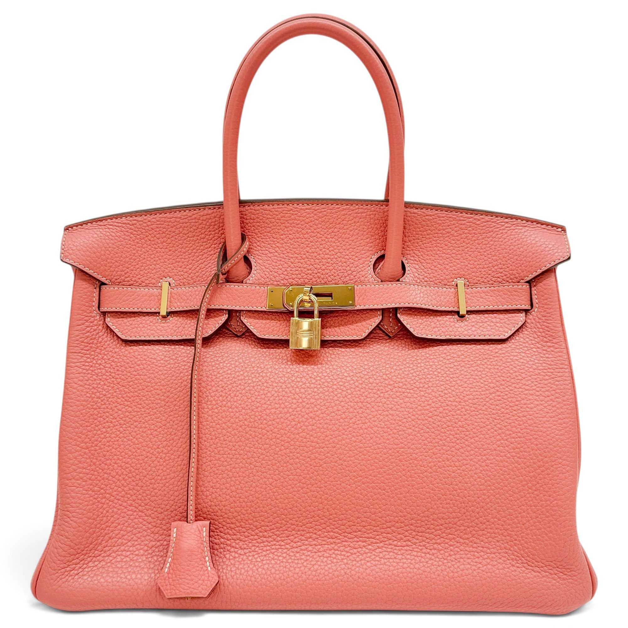 Birkin 35 leather handbag