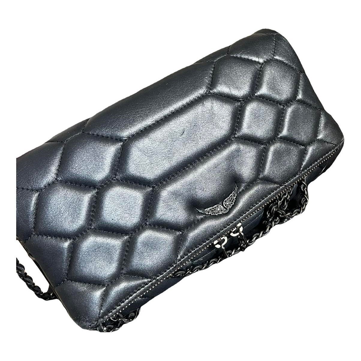 Rock leather crossbody bag