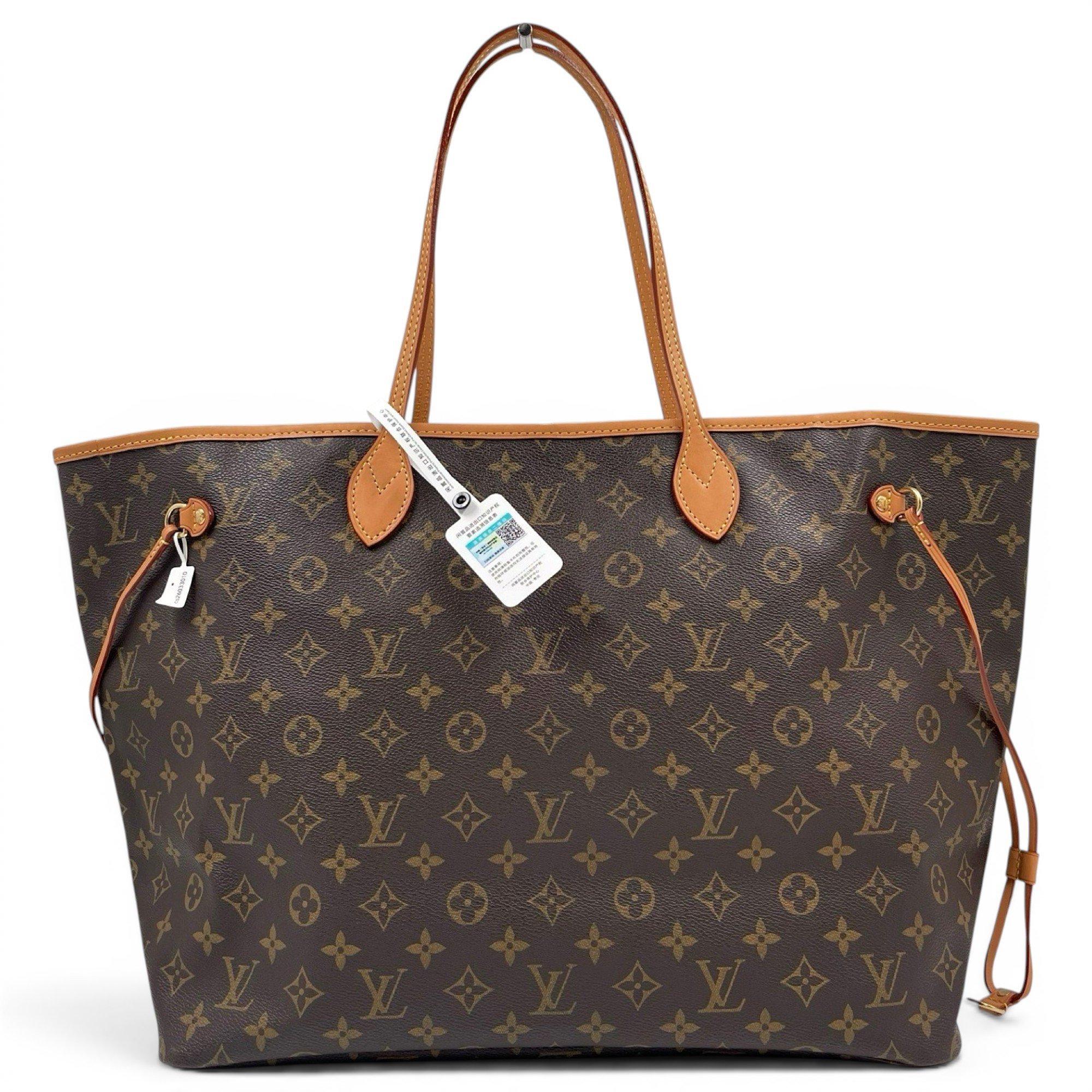 Neverfull leather tote