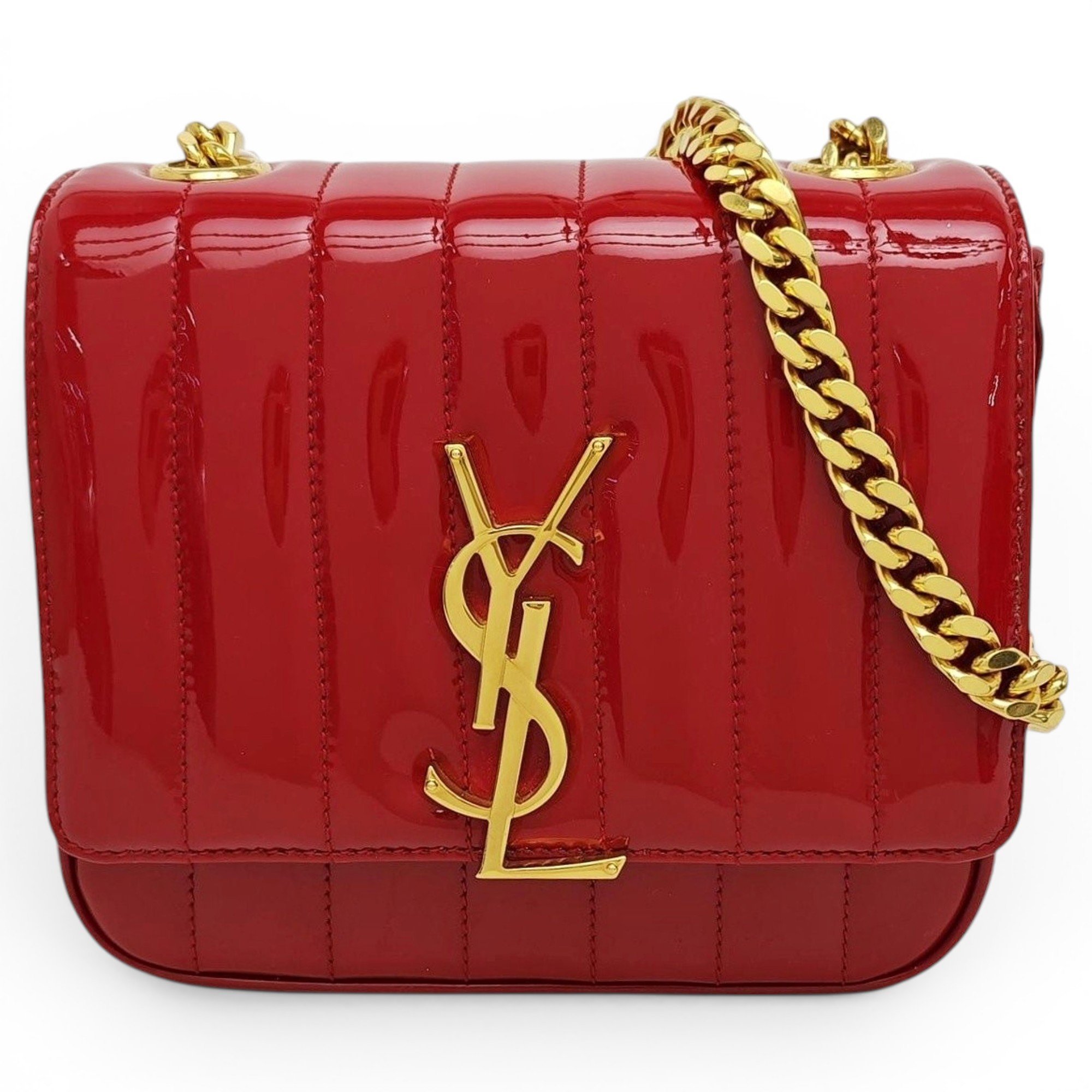 Vicky patent leather handbag
