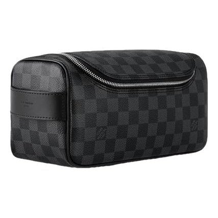 Louis Vuitton Neverfull leather clutch bag
