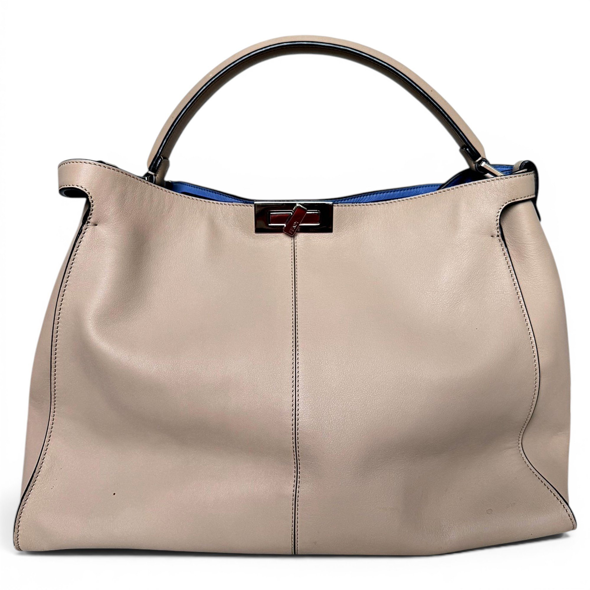 Peekaboo leather handbag