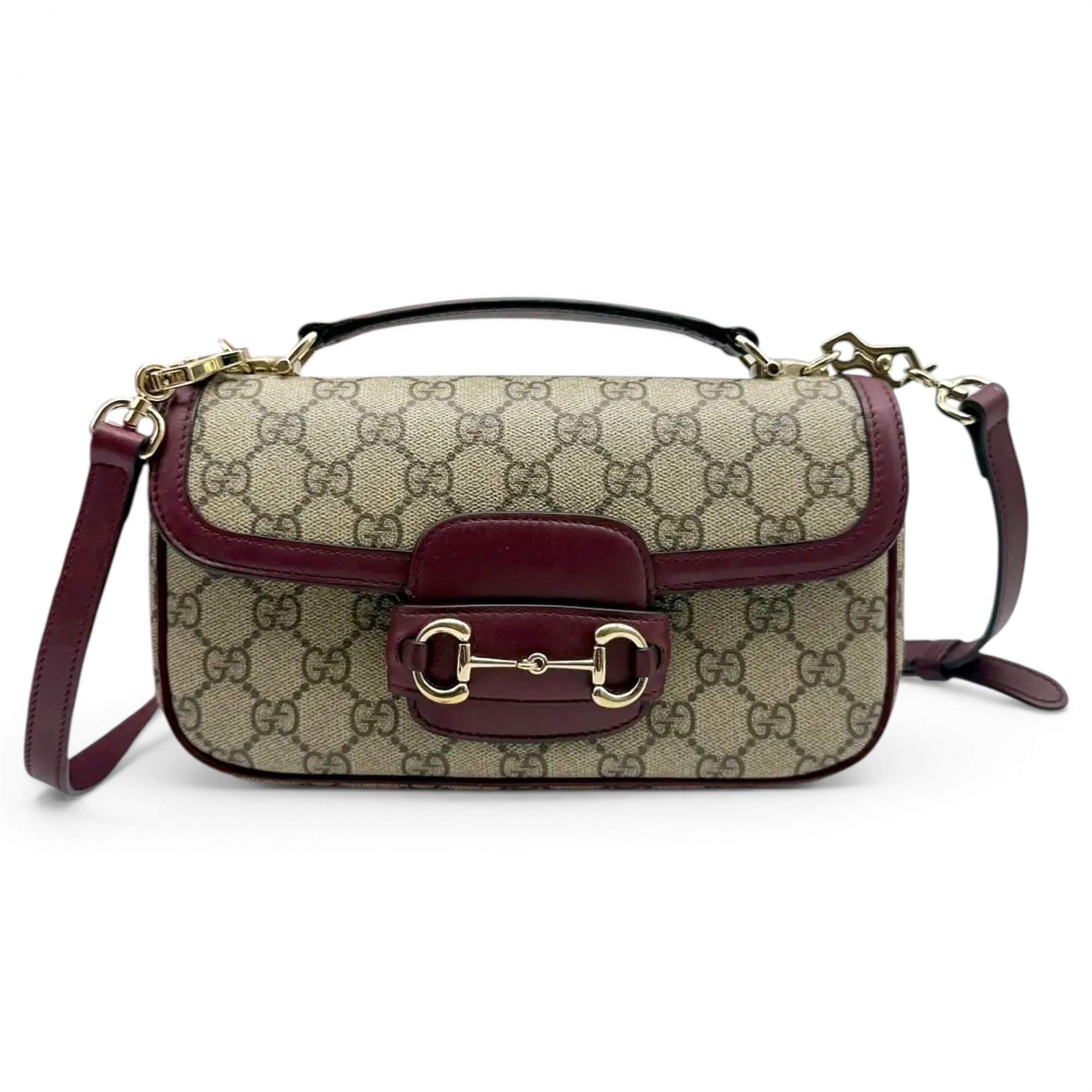 Horsebit 1955 Flap cloth handbag