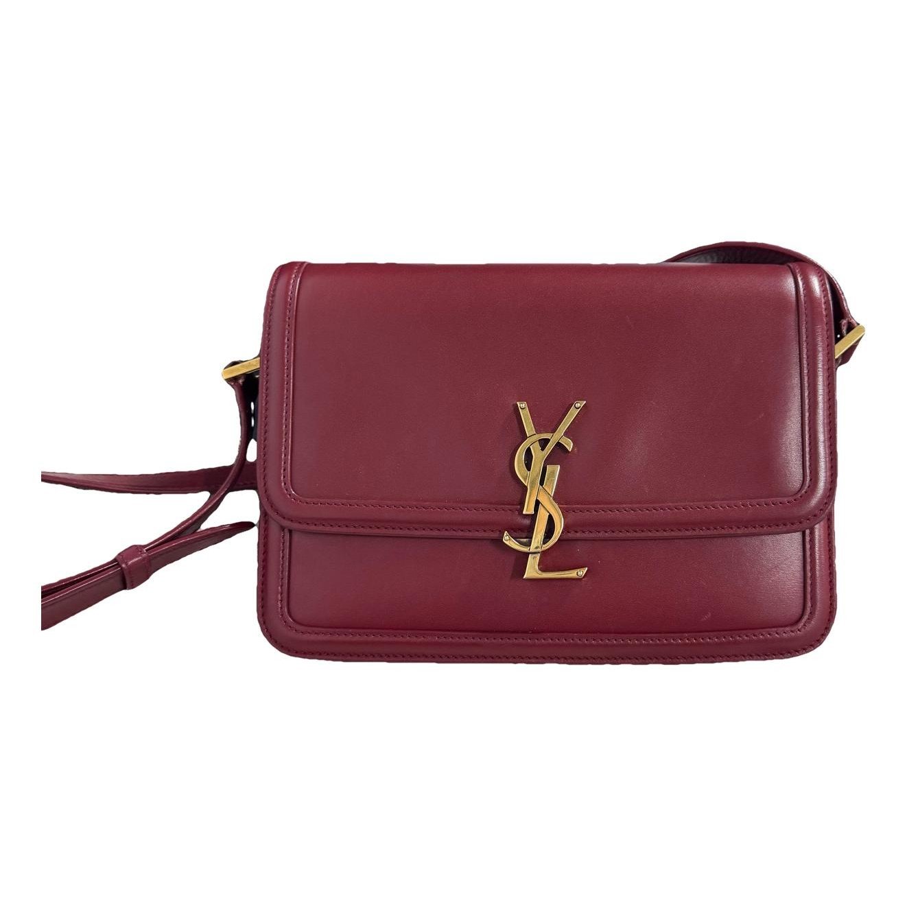 Solférino leather handbag