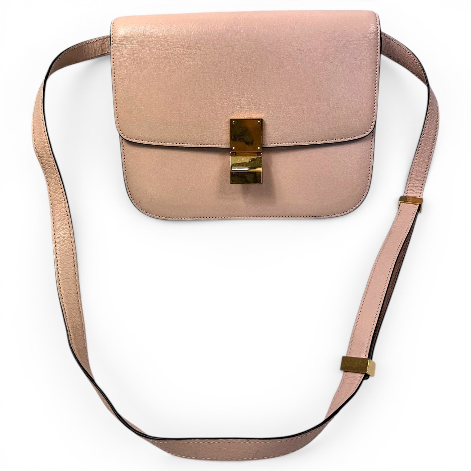 Classic leather crossbody bag