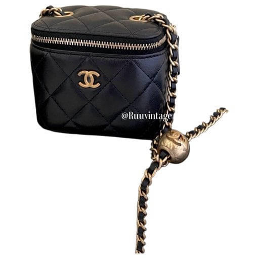 Vanity leather mini bag