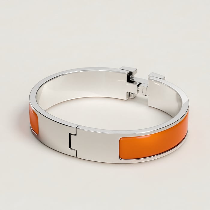 Orange Clic H Bracelet