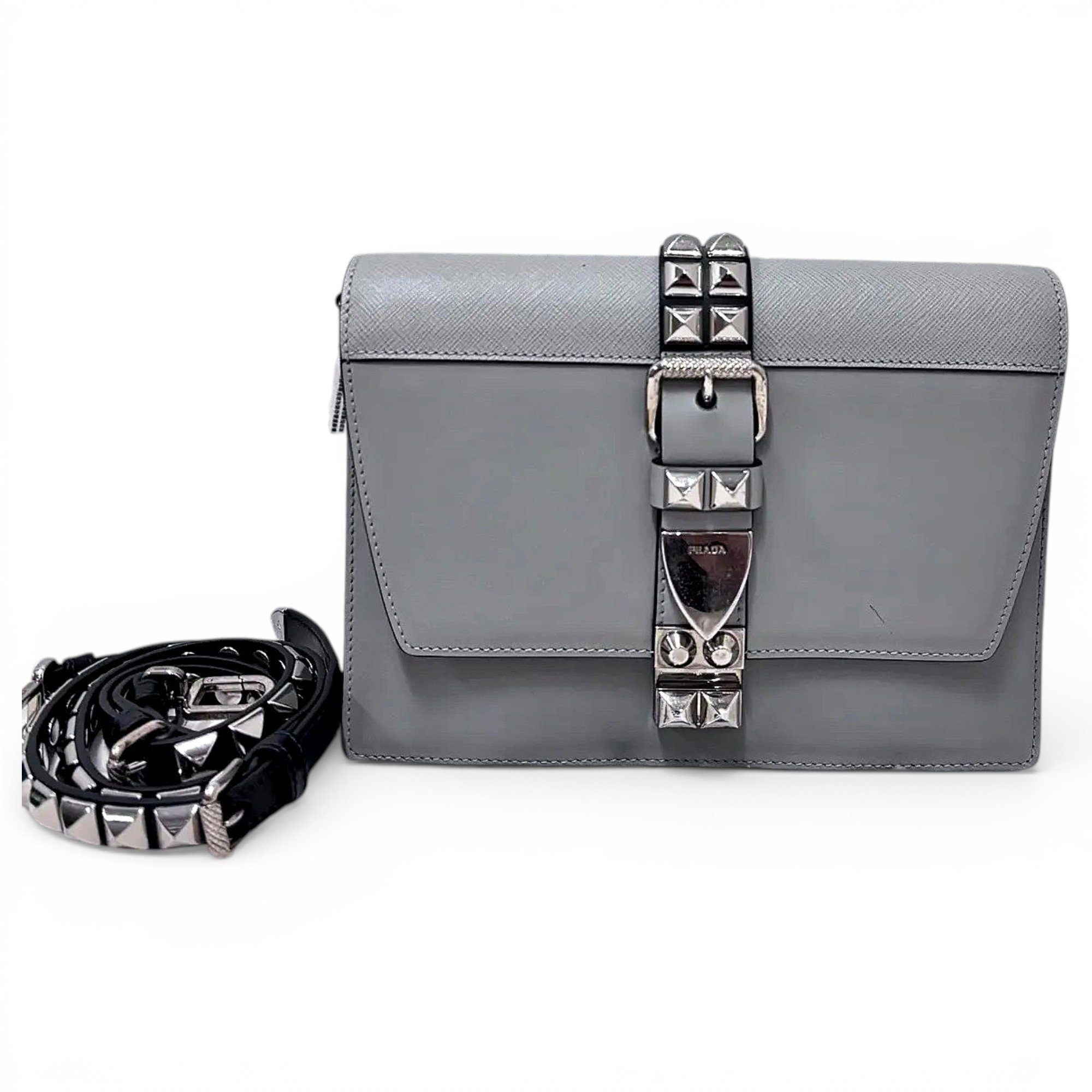 Elektra leather crossbody bag