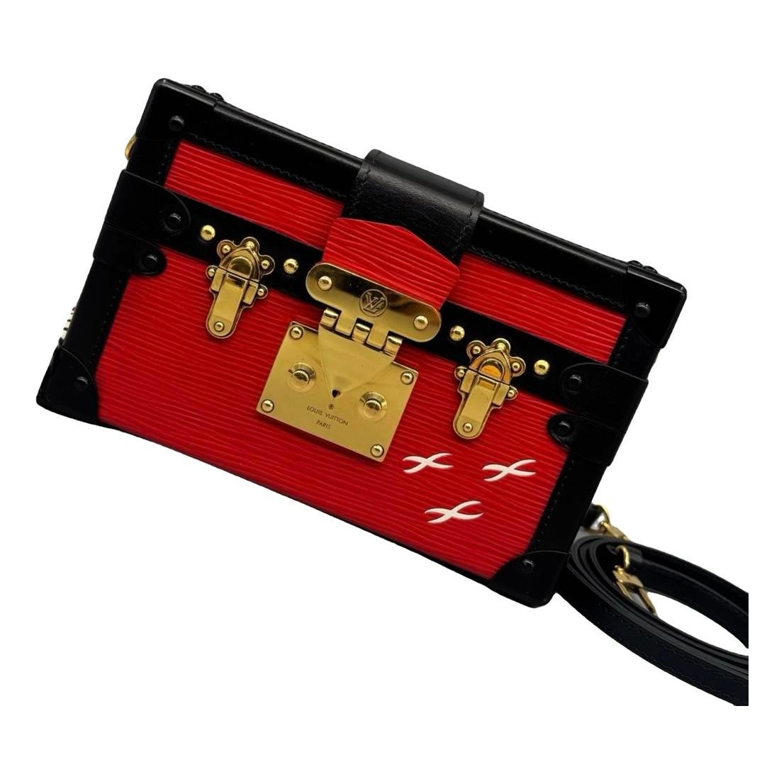 Petite Malle leather handbag