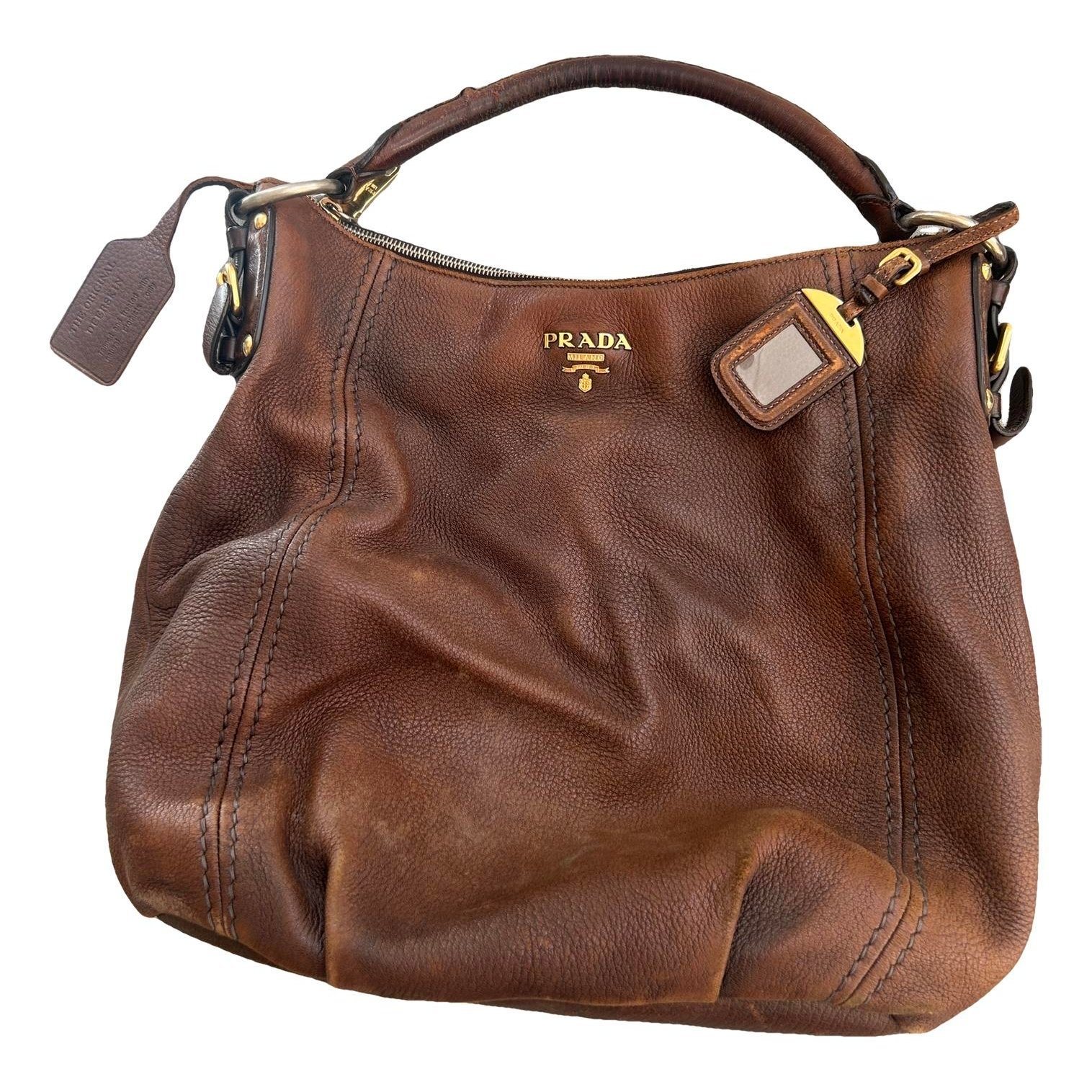 Leather handbag