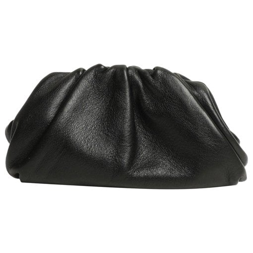 Pouch leather handbag
