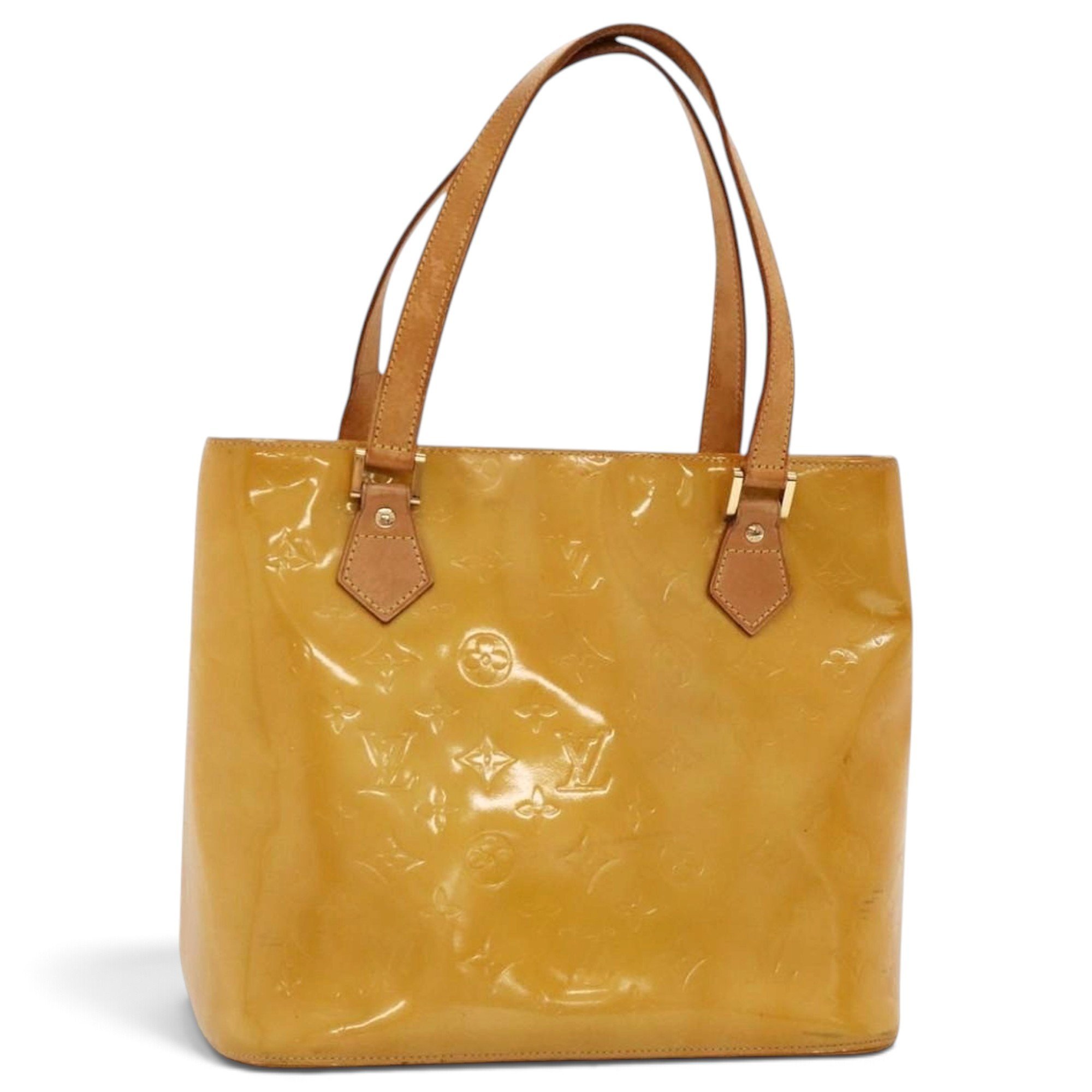 Houston patent leather handbag