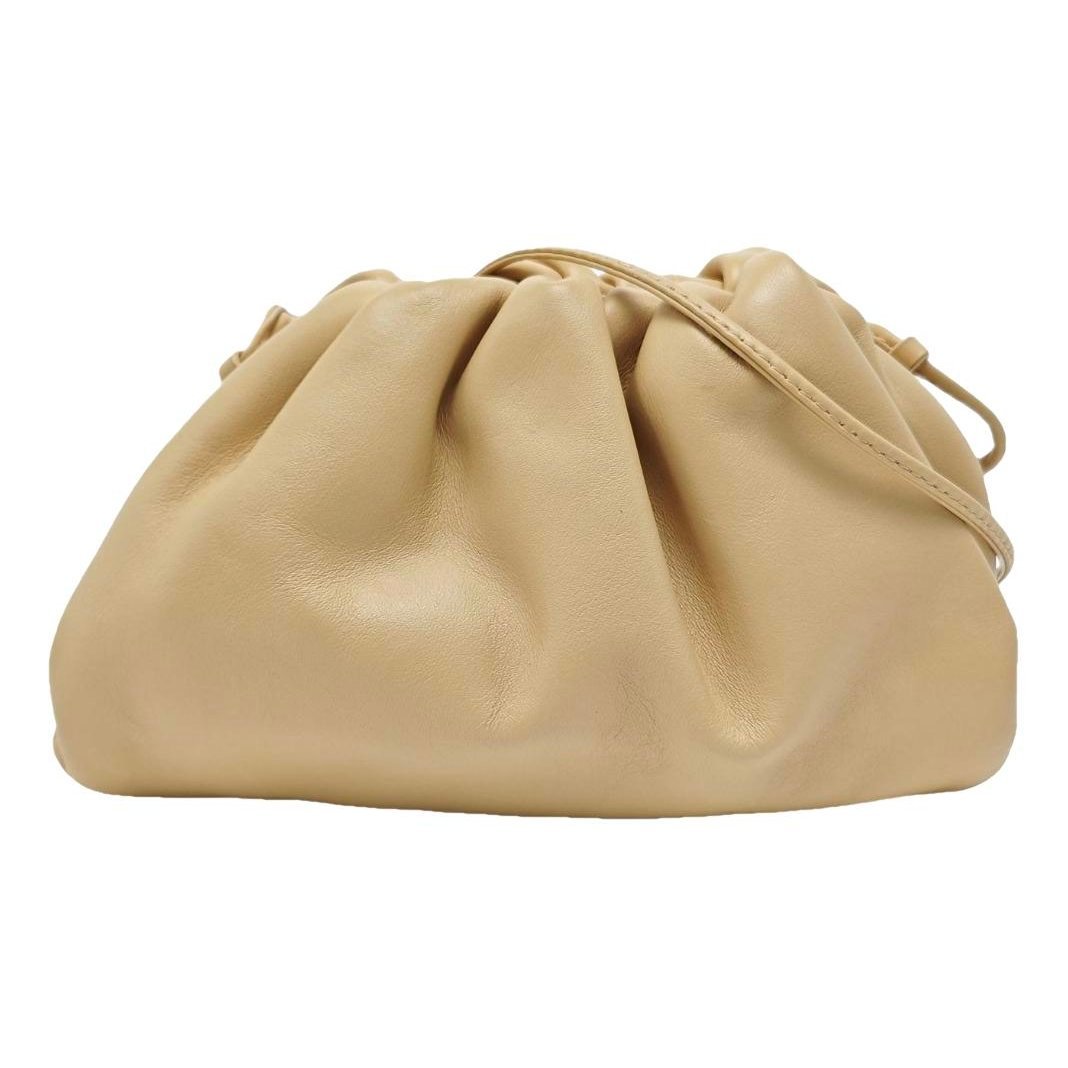 Pouch leather handbag