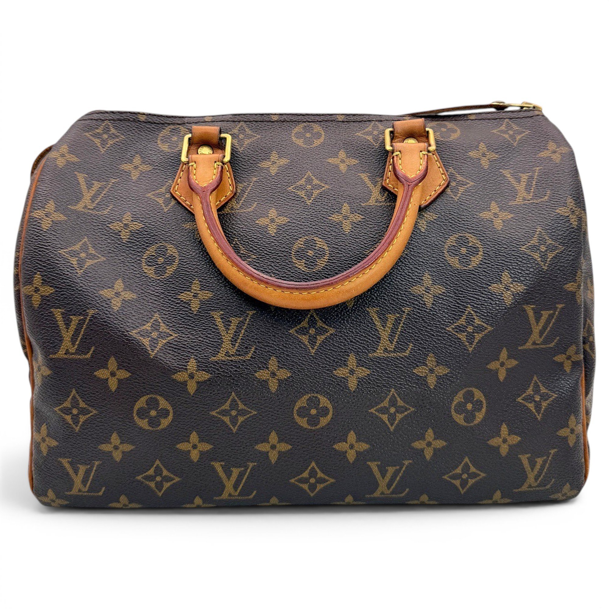 Speedy leather handbag
