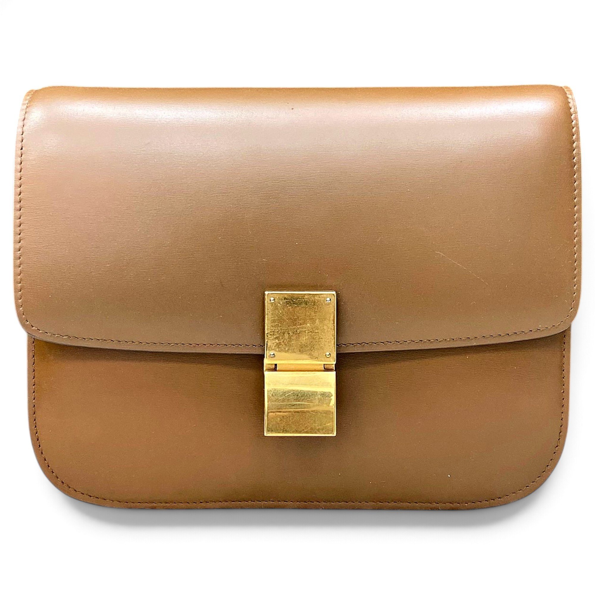 Classic leather handbag
