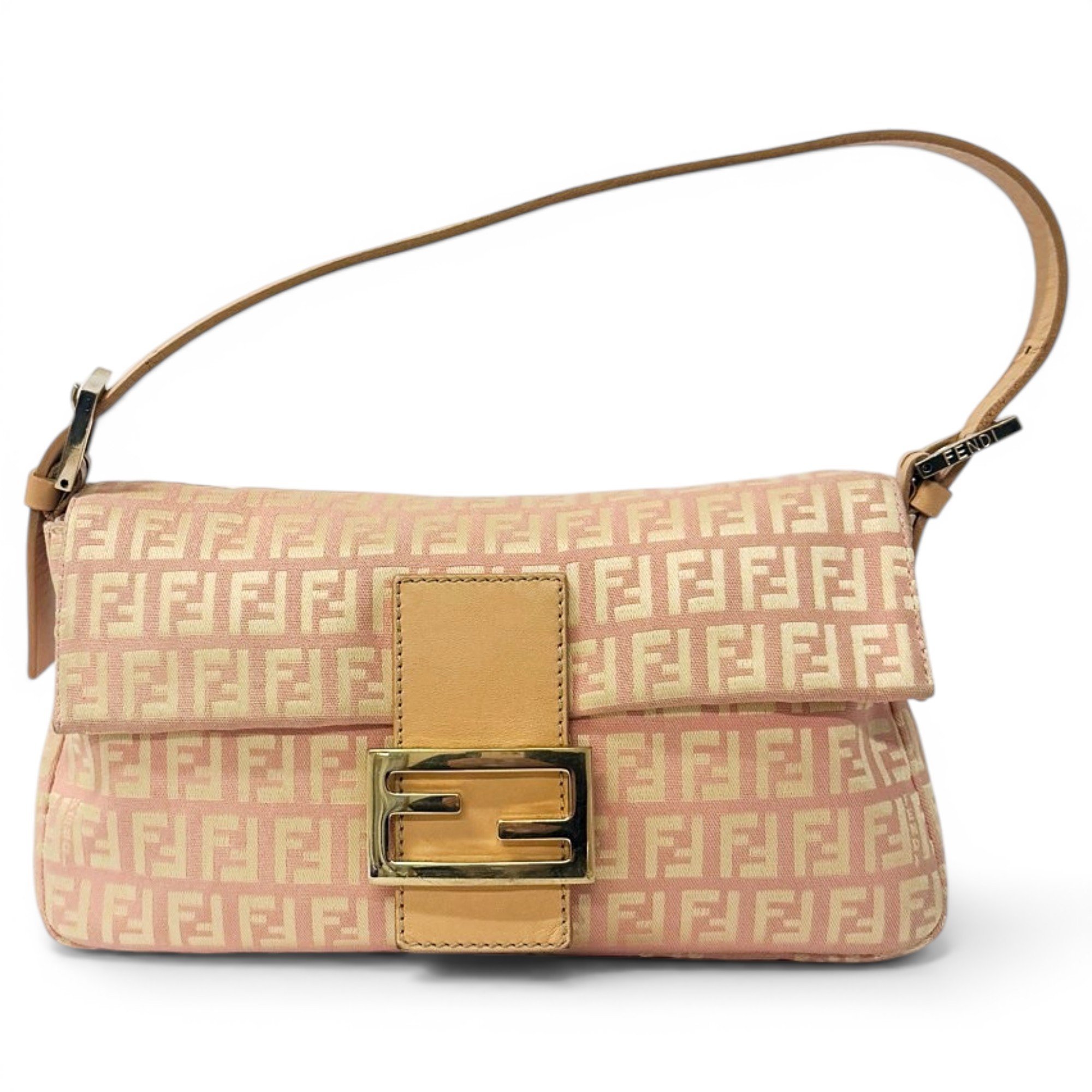 Baguette leather handbag